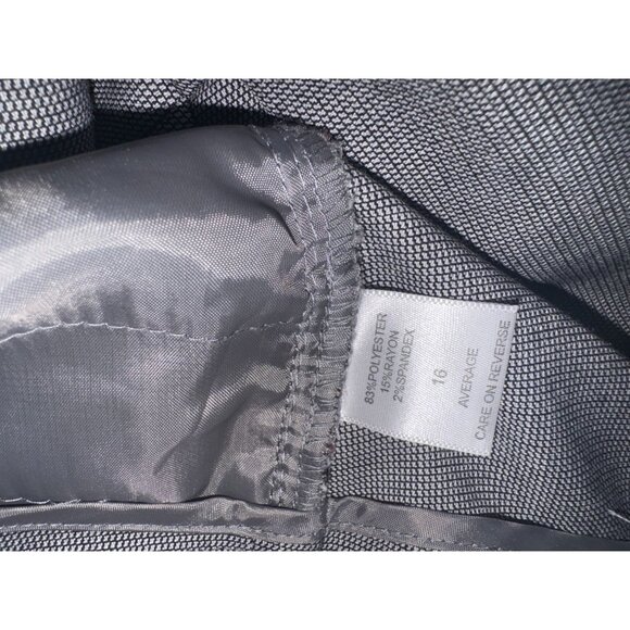 New York & Company Gray Stretch Dress Pants Size 16 Average Womens - Picture 3 of 6